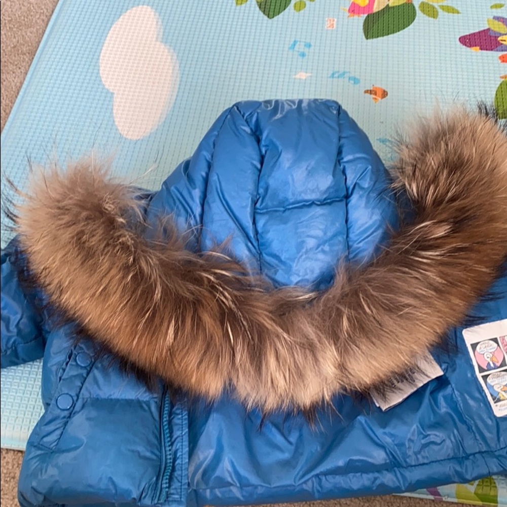 Moncler coat and snow pants 18/24months Blue - Picture 5 of 8